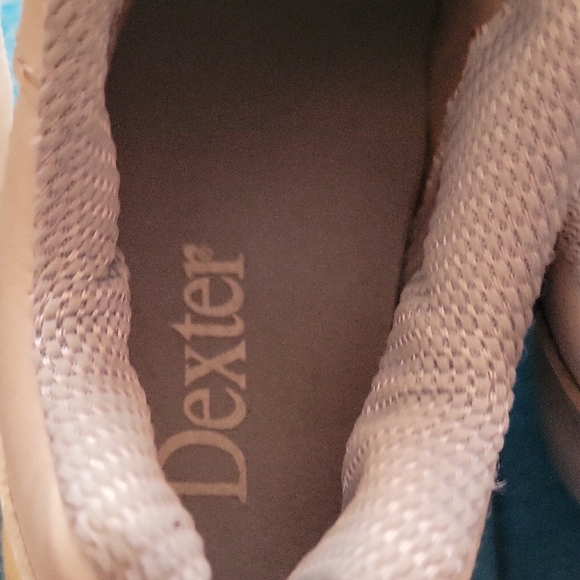 Dexter White and Blue Sneakers Athletic Style - Picture 8 of 9